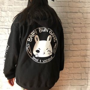Baby Bun Gang zip up hoodie! 🔪